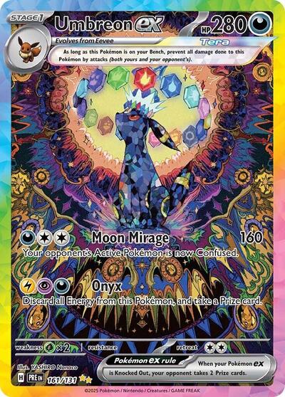 Scarlet & Violet Prismatic Evolutions - 161/131 Umbreon ex Special Illustration Rare