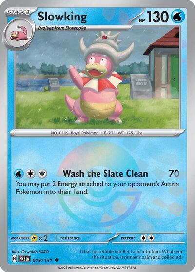 Scarlet & Violet Prismatic Evolutions - 019/131 Slowking (Poke Ball Pattern) Uncommon