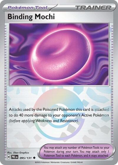 Scarlet & Violet Prismatic Evolutions - 095/131 Binding Mochi (Poke Ball Pattern) Uncommon