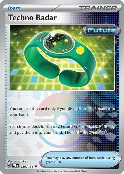 Scarlet & Violet Prismatic Evolutions - 130/131 Techno Radar (Poke Ball Pattern) Uncommon