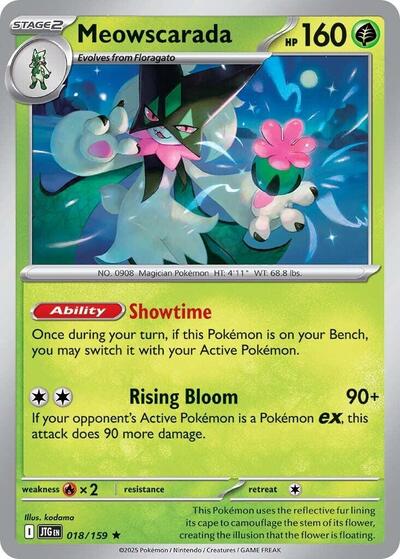 Scarlet & Violet Journey Together - 018/159 Meowscarada Rare