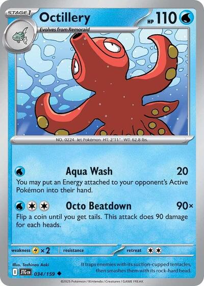 Scarlet & Violet Journey Together - 034/159 Octillery Uncommon