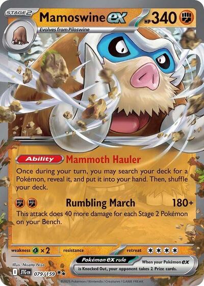 Scarlet & Violet Journey Together - 079/159 Mamoswine ex Double Rare