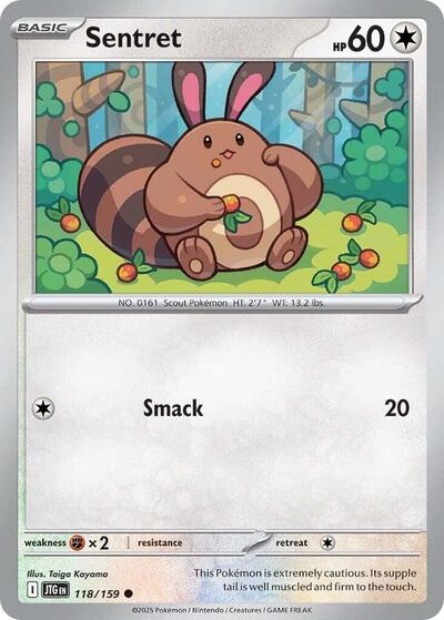 Scarlet & Violet Journey Together - 118/159 Sentret Common
