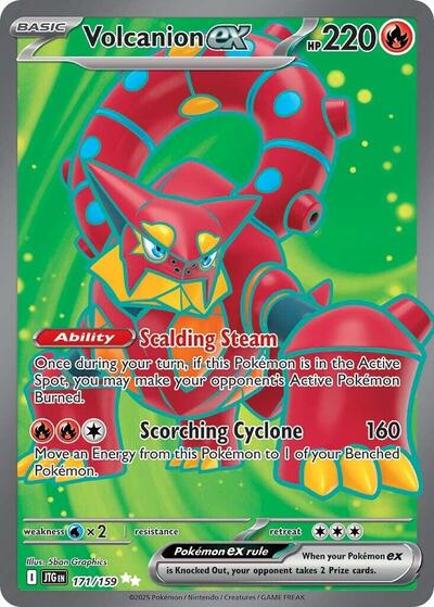 Scarlet & Violet Journey Together - 171/159 Volcanion ex Ultra Rare