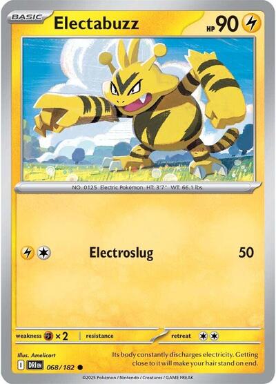 Scarlet & Violet Destined Rivals - 068/182 Electabuzz Common