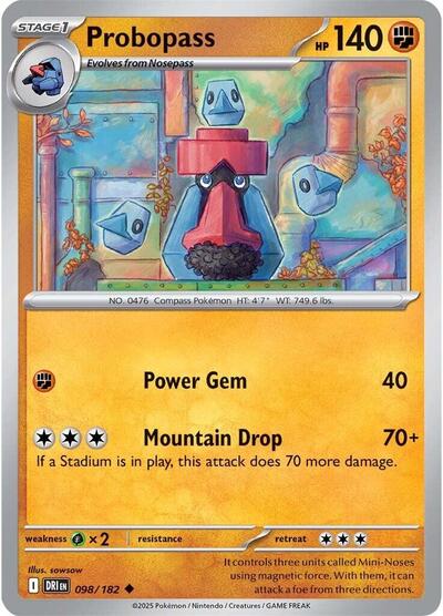 Scarlet & Violet Destined Rivals - 098/182 Probopass Uncommon