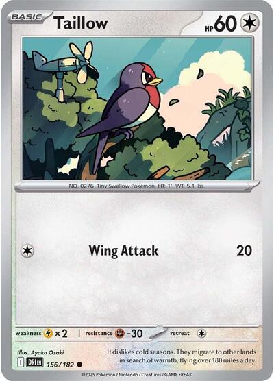 Scarlet & Violet Destined Rivals - 156/182 Taillow Common