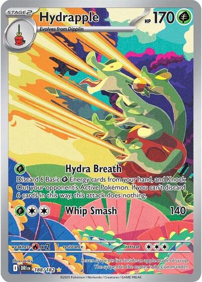 Scarlet & Violet Destined Rivals - 188/182 Hydrapple Illustration Rare