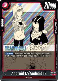 Manga Booster 01 - Android 17/Android 18 FB06-012 Rare