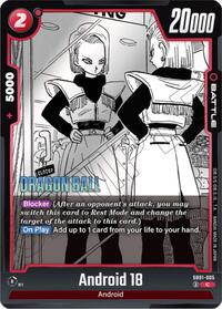 Manga Booster 01 - Android 18 - SB01-005 SB01-005 Common