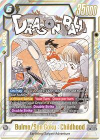 Manga Booster 01 - Bulma/Son Goku : Childhood (Alternate Art) SB01-057 Super Rare