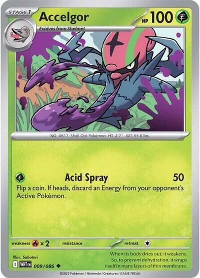 Scarlet & Violet White Flare - 009/086 Accelgor Uncommon