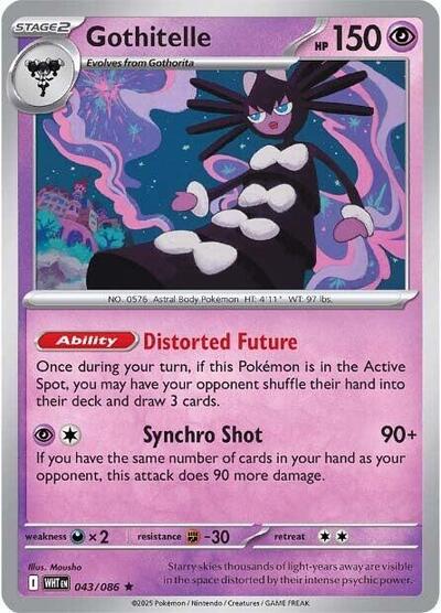Scarlet & Violet White Flare - 043/086 Gothitelle Rare