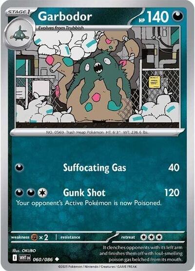 Scarlet & Violet White Flare - 060/086 Garbodor Uncommon