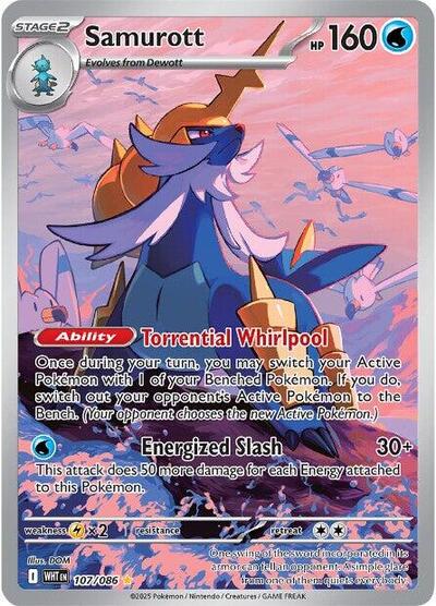 Scarlet & Violet White Flare - 107/086 Samurott Illustration Rare