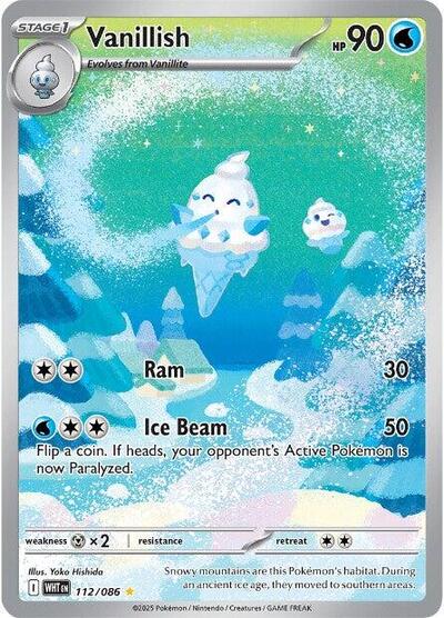 Scarlet & Violet White Flare - 112/086 Vanillish Illustration Rare