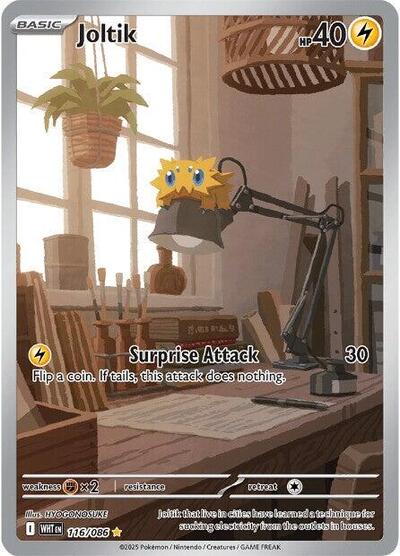 Scarlet & Violet White Flare - 116/086 Joltik Illustration Rare