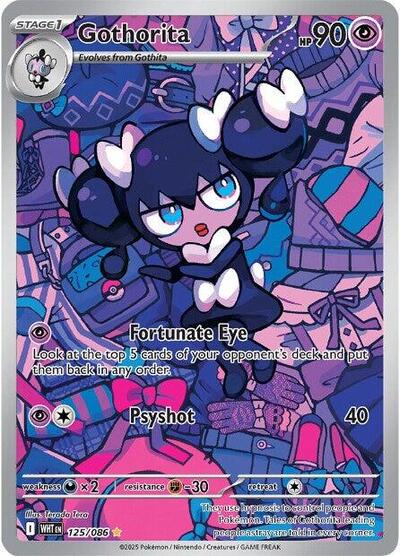 Scarlet & Violet White Flare - 125/086 Gothorita Illustration Rare