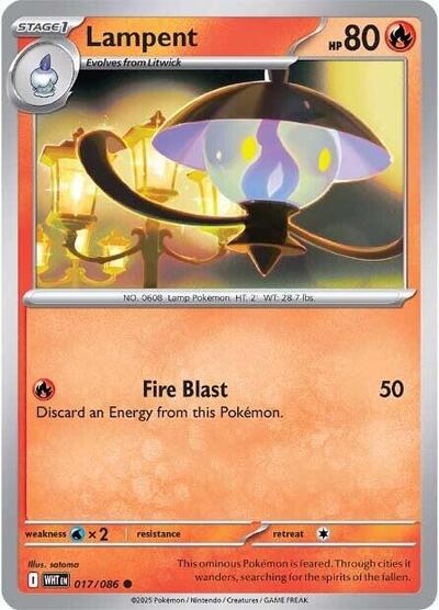 Scarlet & Violet White Flare - 017/086 Lampent Common
