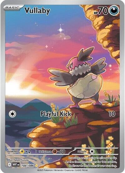 Scarlet & Violet White Flare - 144/086 Vullaby Illustration Rare