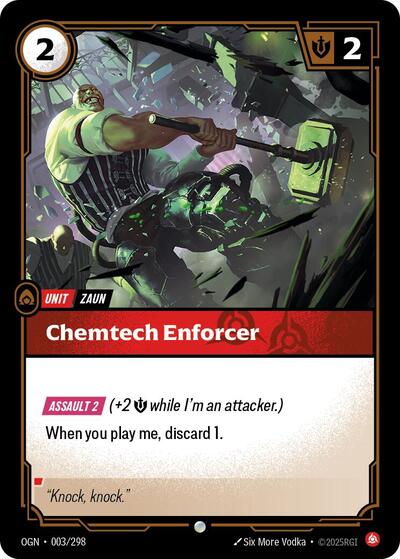 Riftbound - Origins - 003/298 Chemtech Enforcer Common