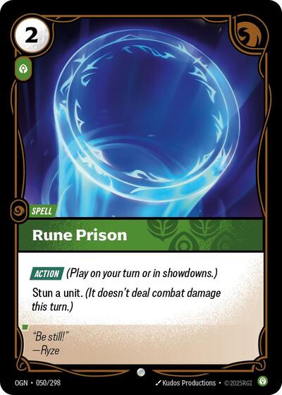 Riftbound - Origins - 050/298 Rune Prison Common