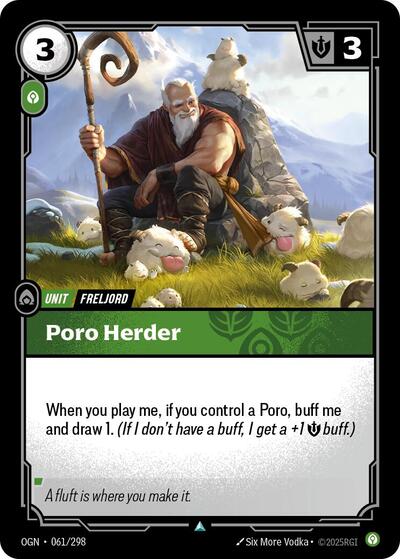 Riftbound - Origins - 061/298 Poro Herder Uncommon