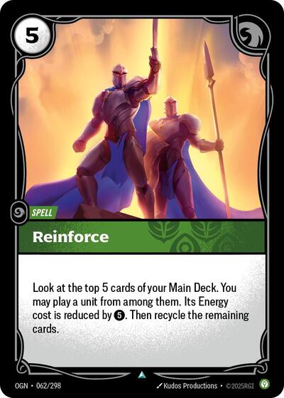 Riftbound - Origins - 062/298 Reinforce Uncommon