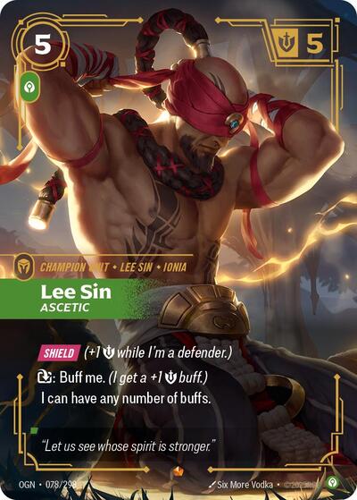 Riftbound - Origins - 078/298 Lee Sin - Ascetic Epic
