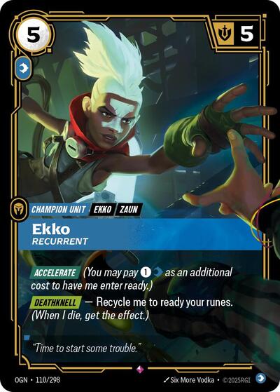 Riftbound - Origins - 110/298 Ekko - Recurrent Rare