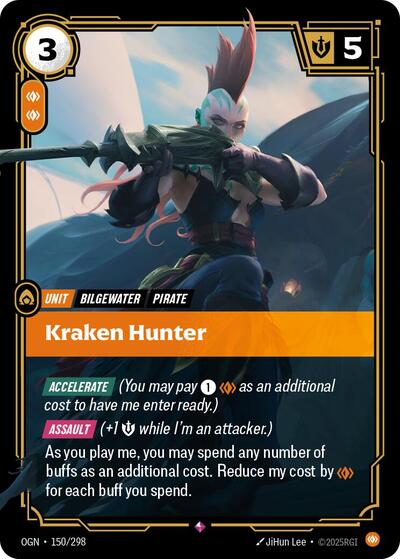 Riftbound - Origins - 150/298 Kraken Hunter Rare