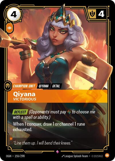 Riftbound - Origins - 155/298 Qiyana - Victorious Rare