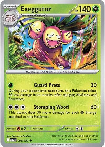 Mega Evolution - 005/132 Exeggutor Uncommon