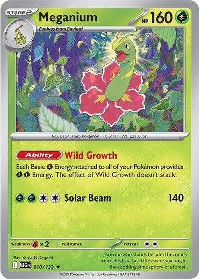 Mega Evolution - 010/132 Meganium Rare
