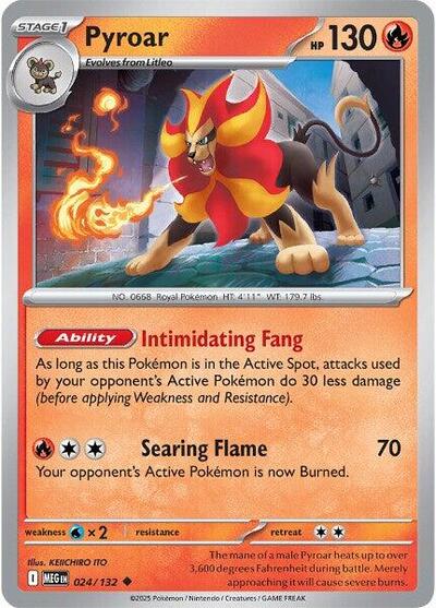 Mega Evolution - 024/132 Pyroar Uncommon