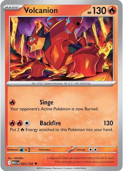 Mega Evolution - 025/132 Volcanion Uncommon