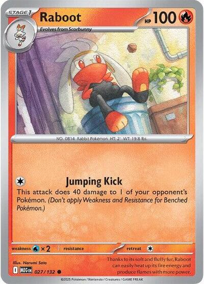Mega Evolution - 027/132 Raboot Common