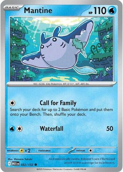 Mega Evolution - 032/132 Mantine Common