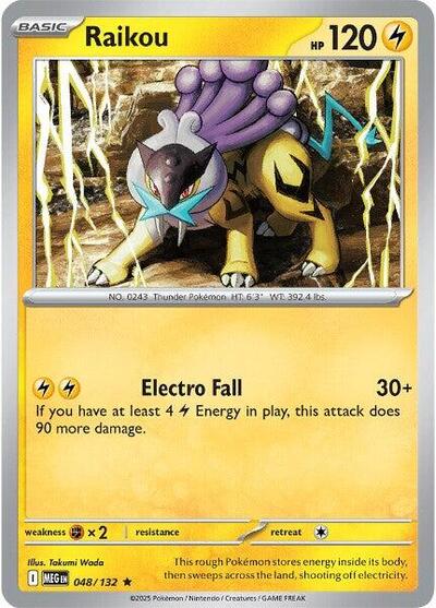 Mega Evolution - 048/132 Raikou Rare