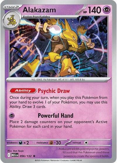 Mega Evolution - 056/132 Alakazam Rare