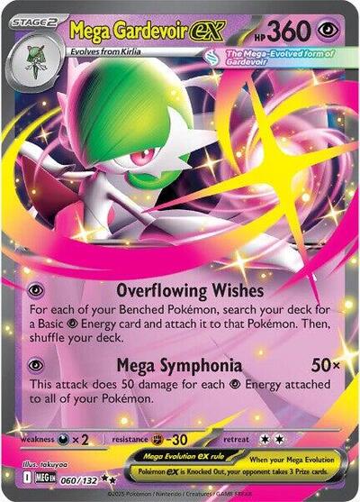 Mega Evolution - 060/132 Mega Gardevoir ex Double Rare