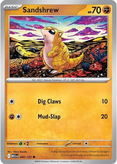 Mega Evolution - 068/132 Sandshrew Common