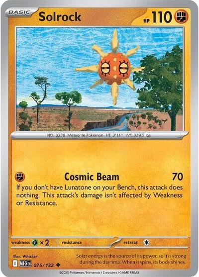 Mega Evolution - 075/132 Solrock Uncommon