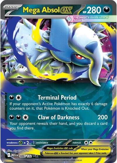 Mega Evolution - 086/132 Mega Absol ex Double Rare