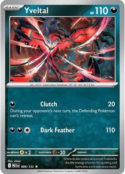 Mega Evolution - 088/132 Yveltal Rare