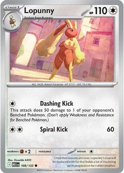 Mega Evolution - 108/132 Lopunny Common