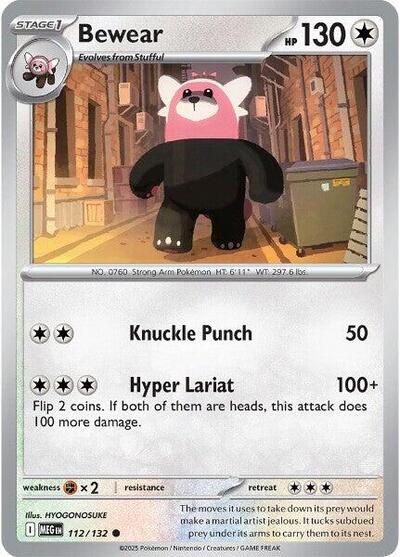 Mega Evolution - 112/132 Bewear Common