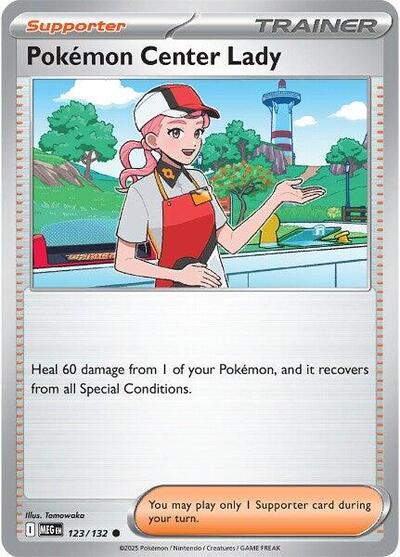 Mega Evolution - 123/132 Pokemon Center Lady Common