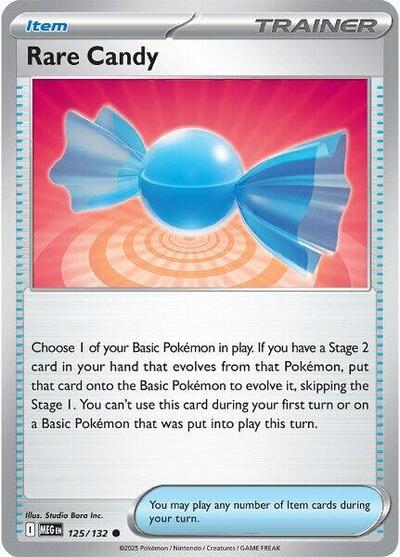 Mega Evolution - 125/132 Rare Candy Common